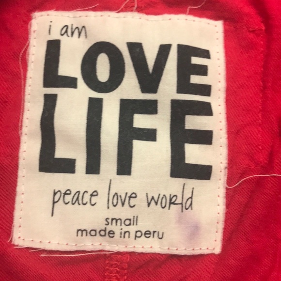 Peace love world long sleeve tshirt - Picture 4 of 6